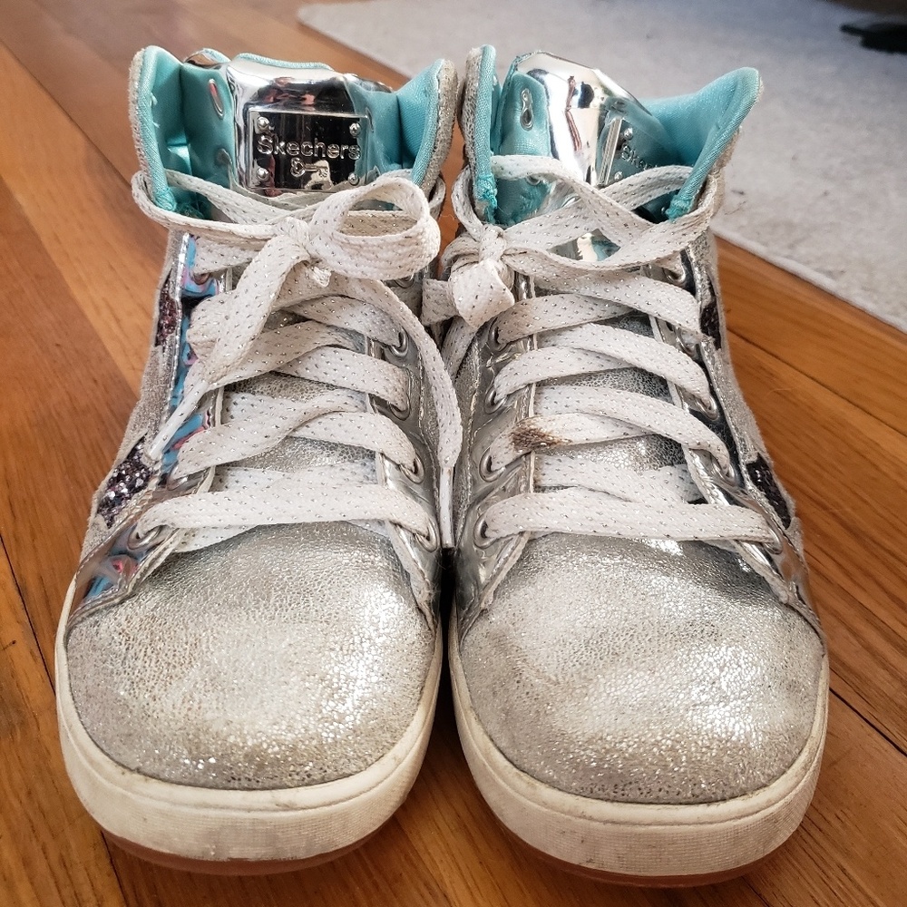 Metallic Star Girls Skechers